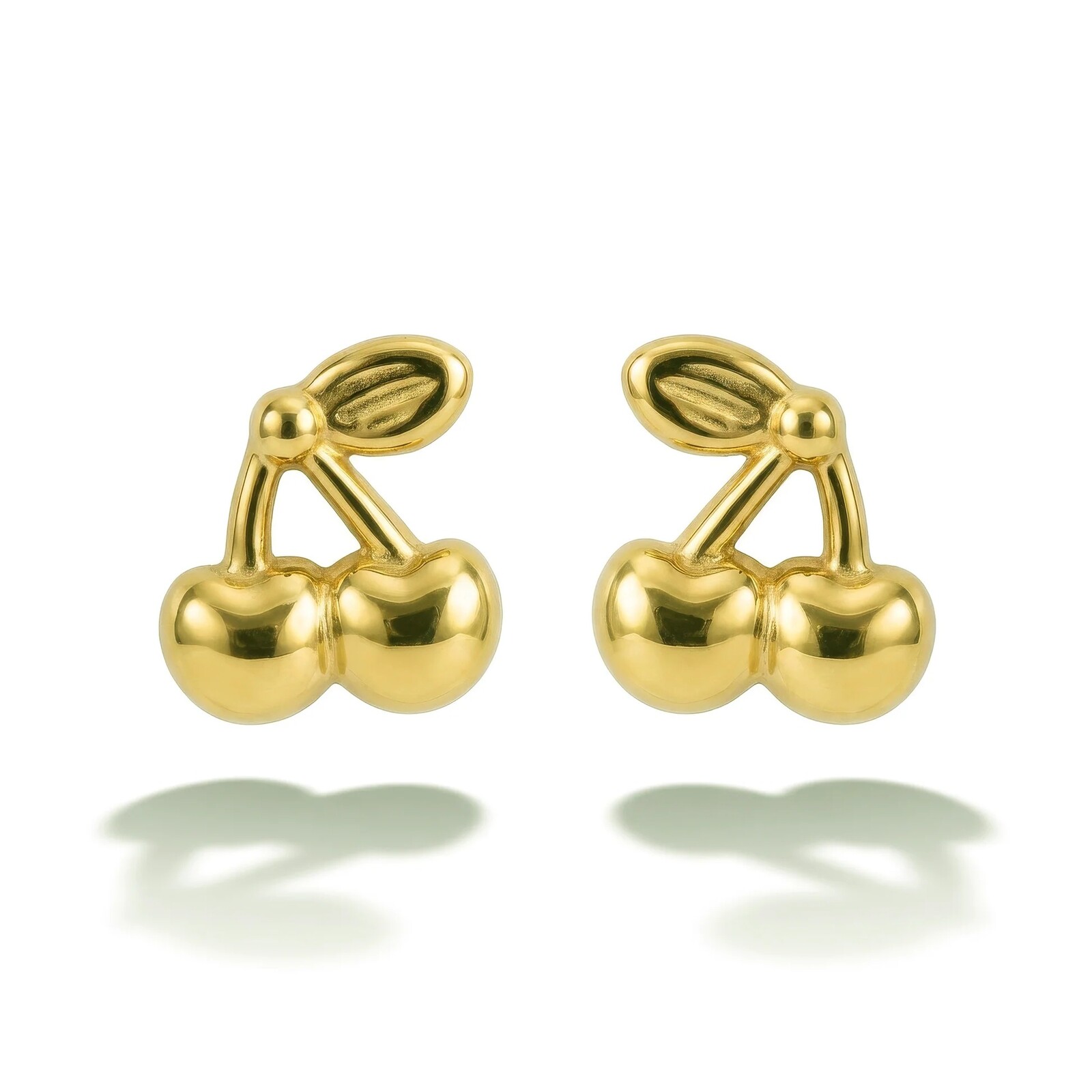 Victoria Walls Hravé pozlátené náušnice Cherry Gold VWE260763G