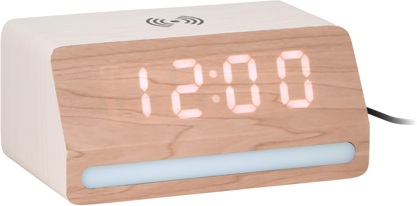 Karlsson LED hodiny-budík 6078BK Karlsson s nabíjačkou 6078WH