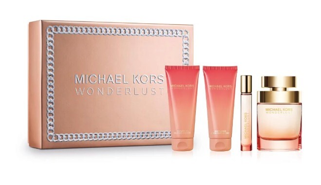 Michael Kors Wonderlust – EDP 100 ml + sprchový gél 100 ml + telové mlieko 100 ml + EDP 10 ml