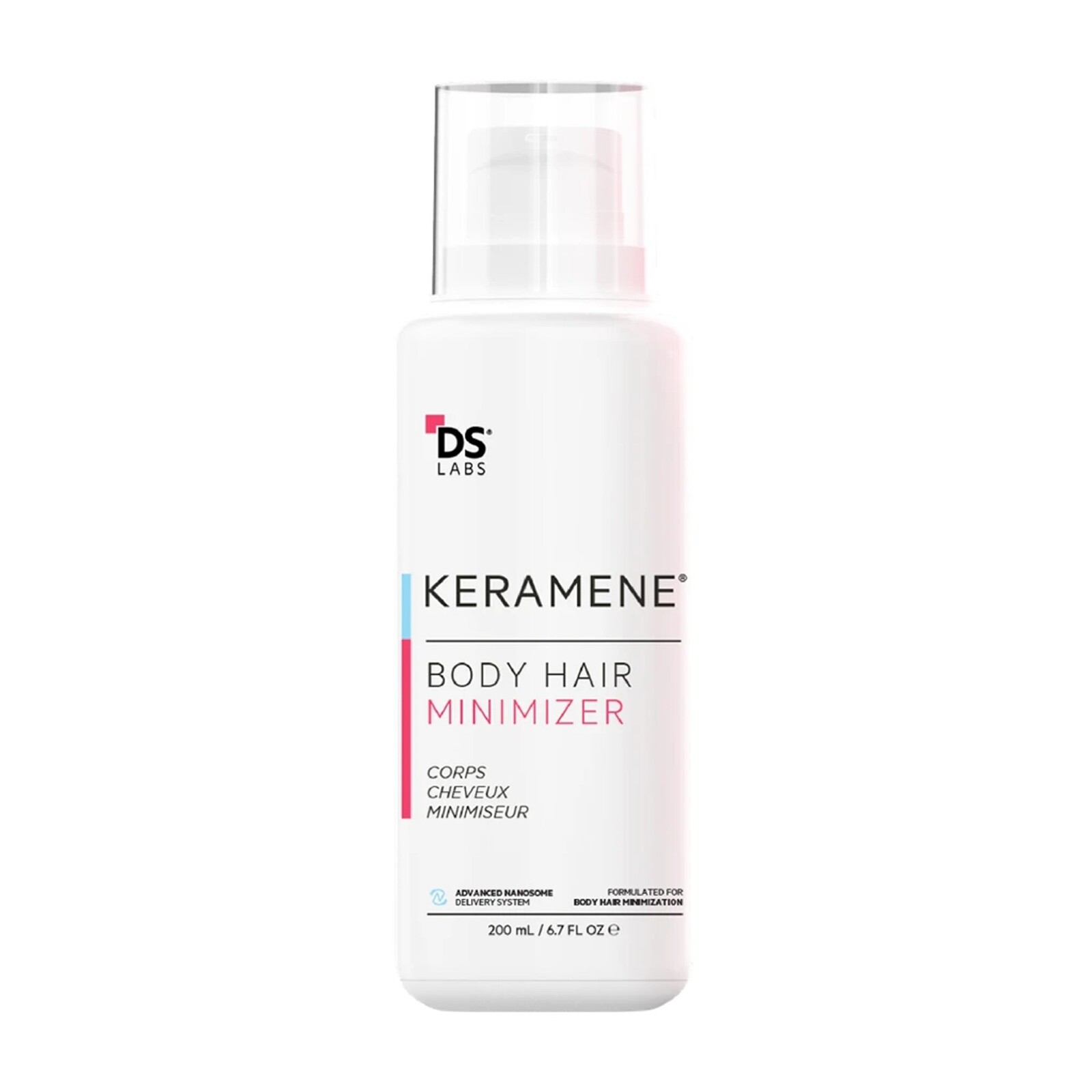 DS Laboratories Krém redukujúci ochlpenie Keramene Body Hair Minimizer 200 ml