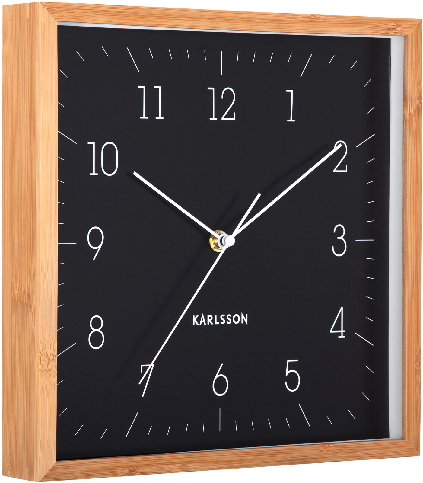 Karlsson Dizajnové nástenné hodiny 6114BK