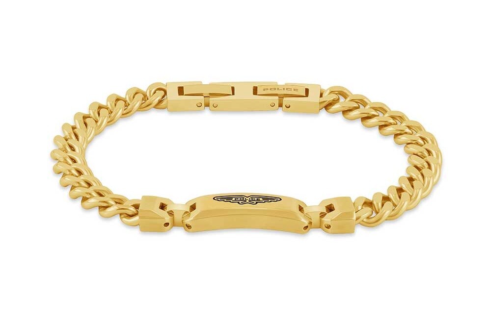Police Fashion pozlátený náramok Layerlock PEAGB0082906
