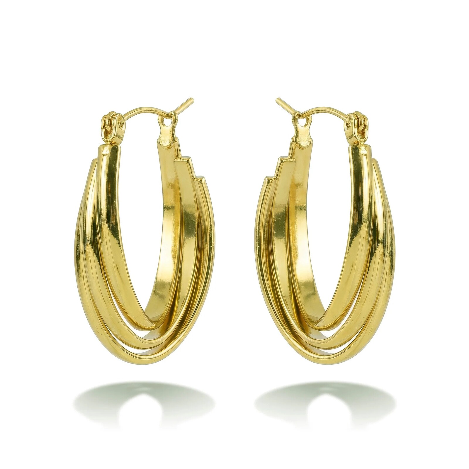 Victoria Walls Fashion pozlátené náušnice Xavielle Gold VWE260749G