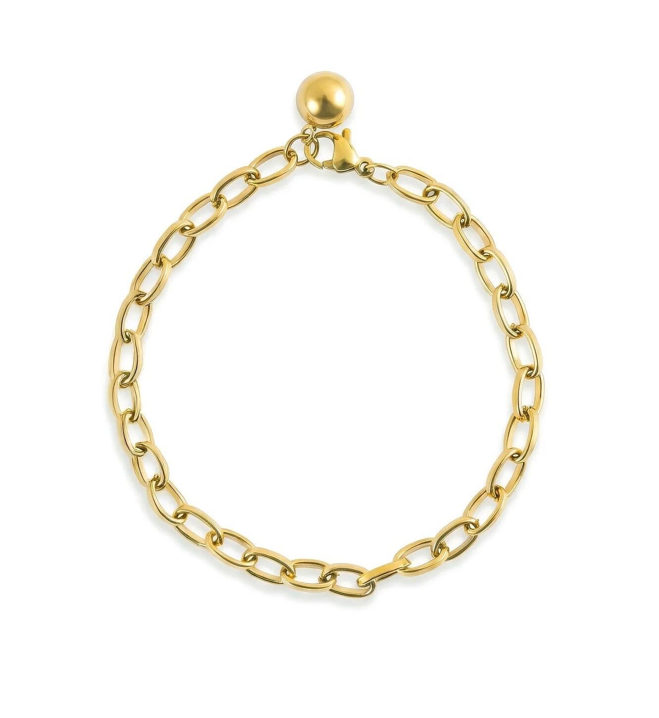 Victoria Walls Nadčasový pozlátený náramok Elaris Gold VWB260607G