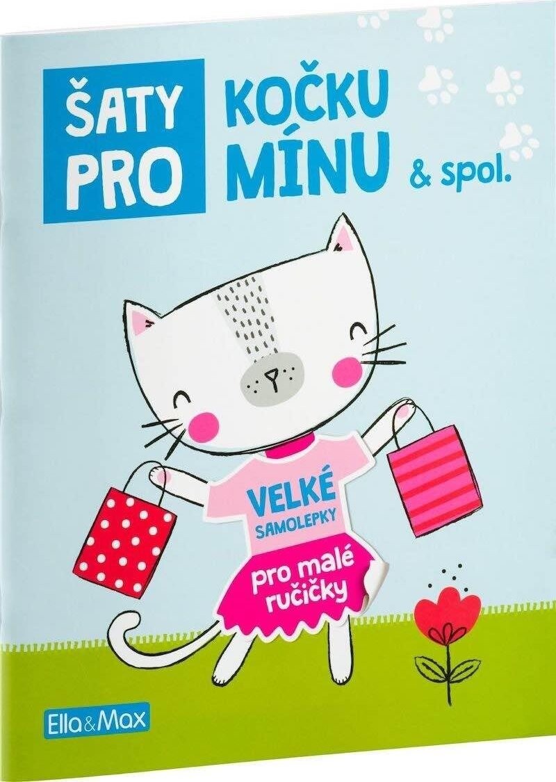 Šaty pro KOČKU MÍNU – Kniha samolepek