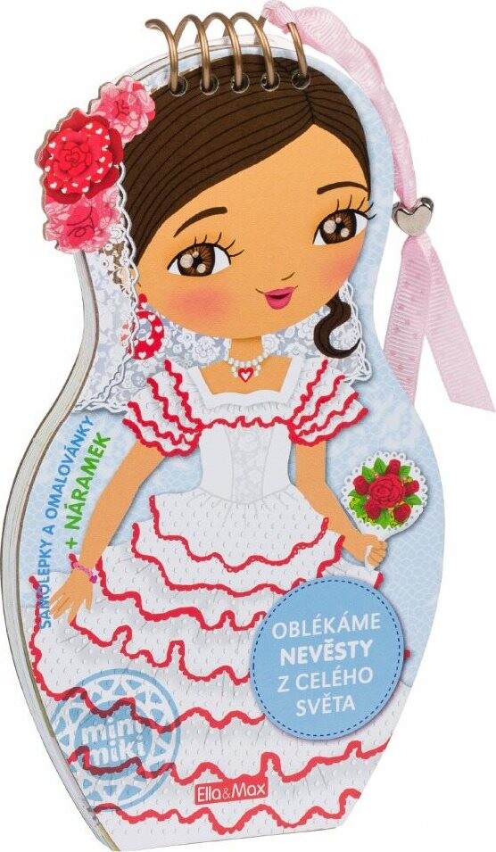 Oblékáme NEVĚSTY z celého světa – Omalovánky