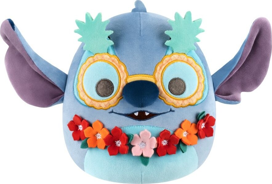 Squishmallows Disney Stitch v ananásových okuliaroch