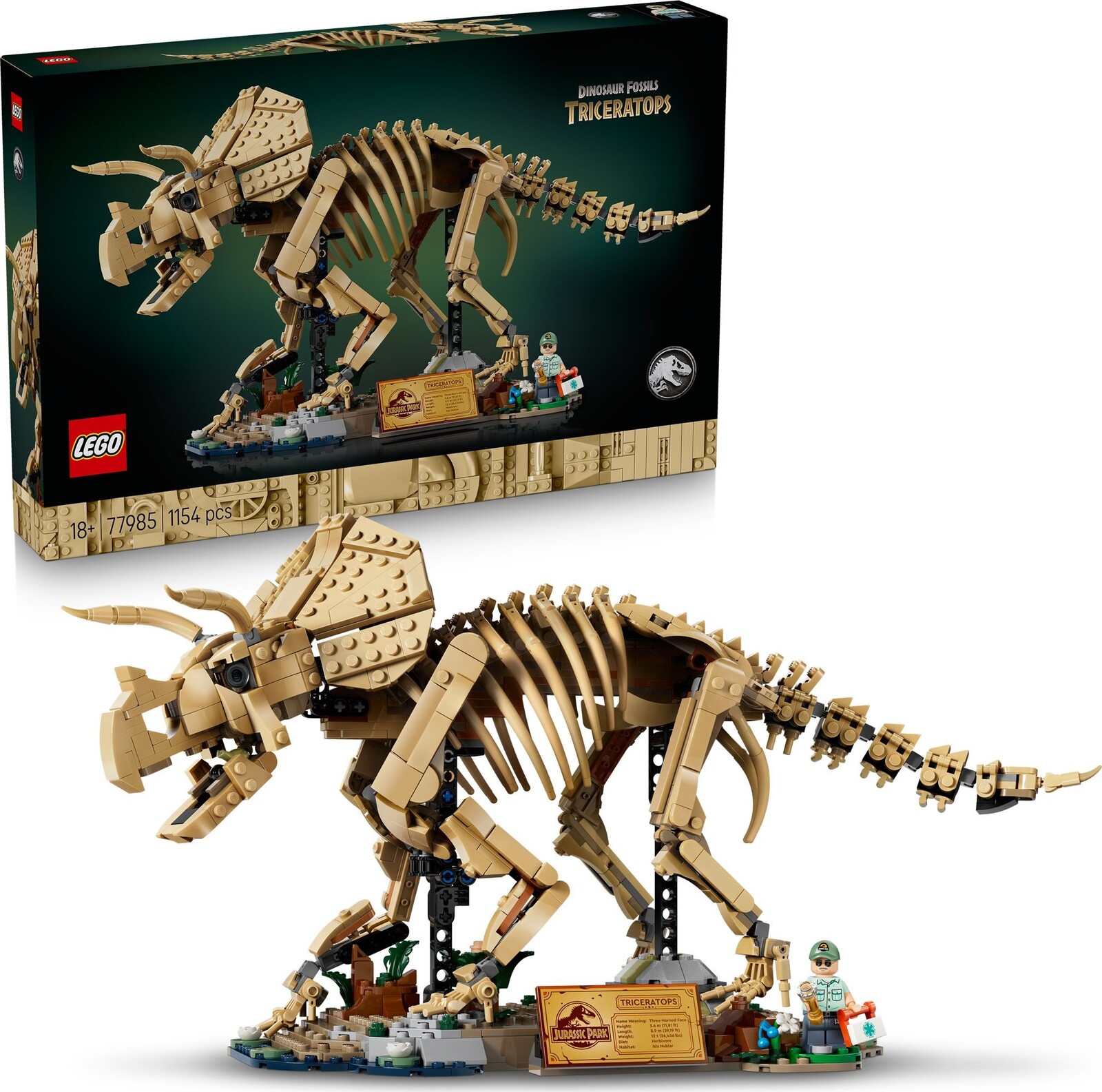 LEGO® Jurassic World 77985 Dinosauria fosília: Triceratops