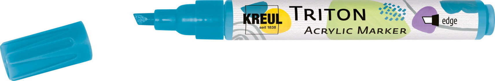 KREUL TRITON edge, 1 – 4 mm, tyrkysový