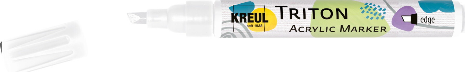KREUL TRITON edge, 1 – 4 mm, biely