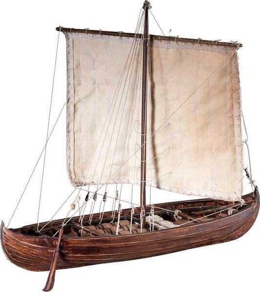 Dušek Vikingská loď Knarr 1:72 kit