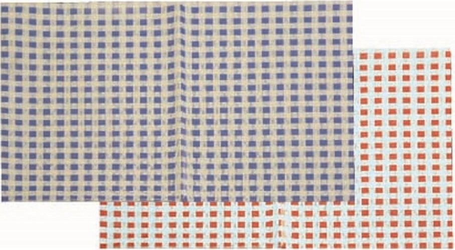 Oxybag Ubrus do výtvarné výchovy 65 × 50 cm, červeno-bílé kostky
