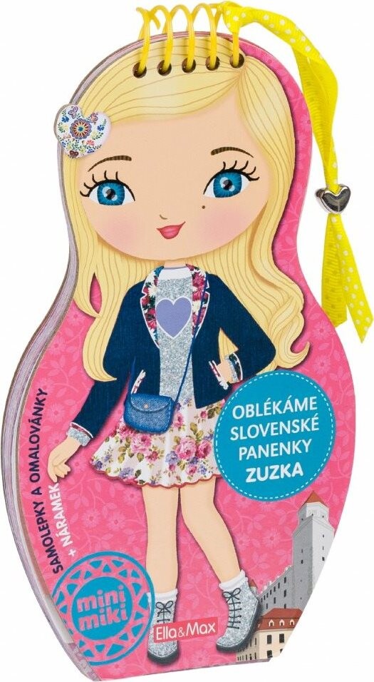 Oblékáme slovenské panenky ZUZKA – Omalovánky