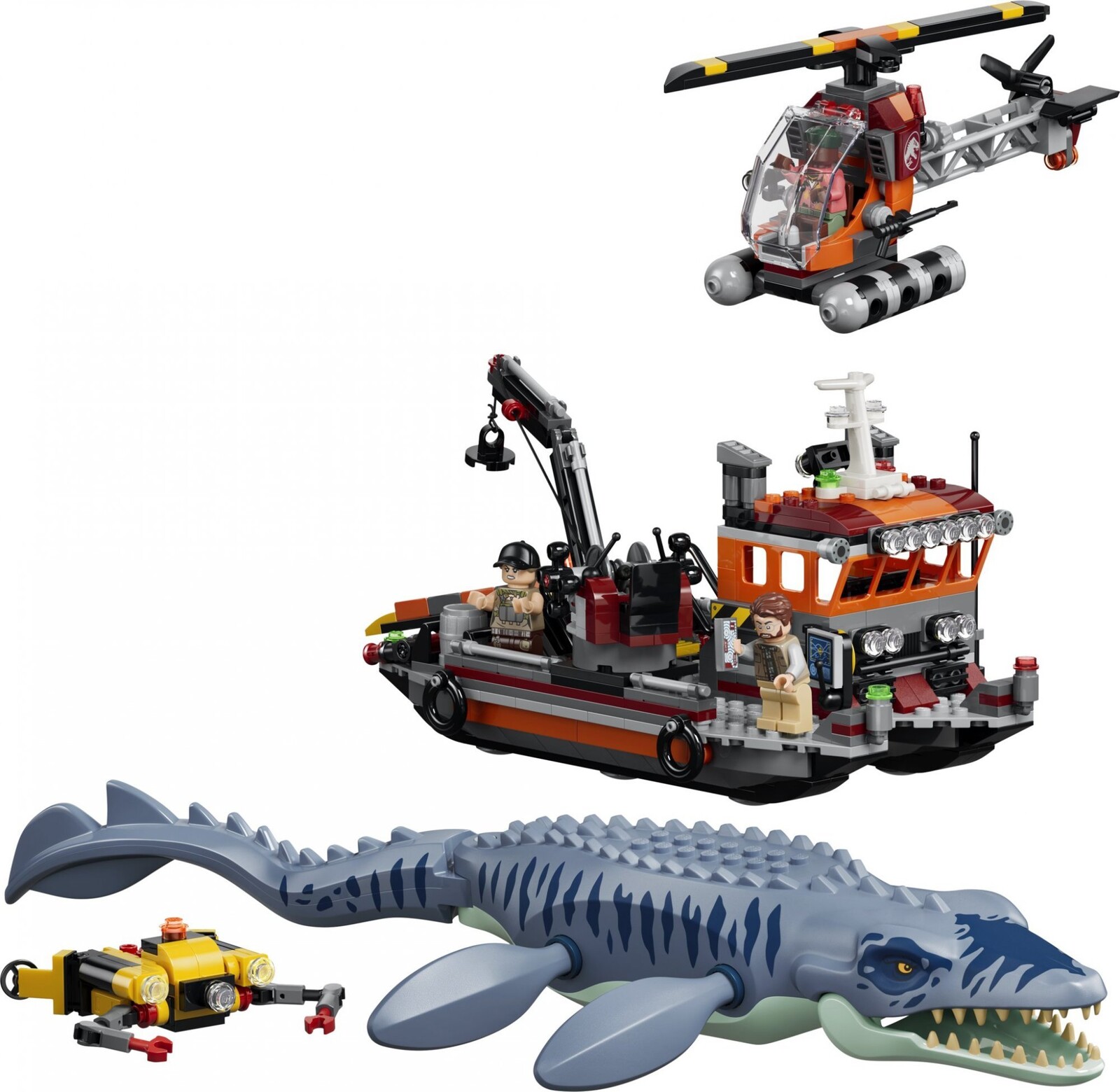 LEGO® Jurassic World 77983 Útok dinosaura mosasaura na loď
