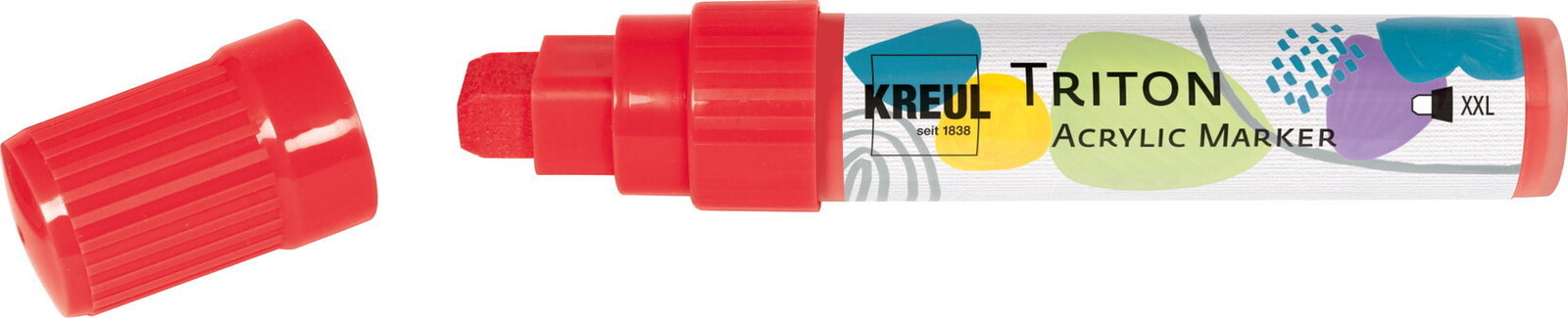 KREUL TRITON XXL, 4 – 15 mm, čerešňovo červený