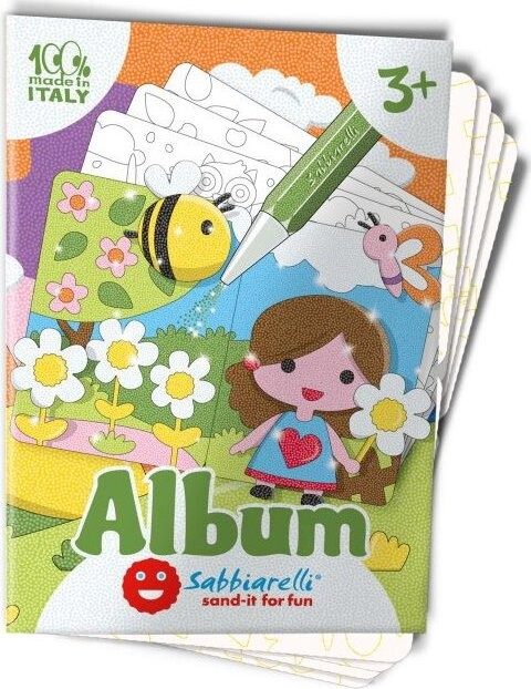 Sabbiarelli Album na pískování - Roční období 3+