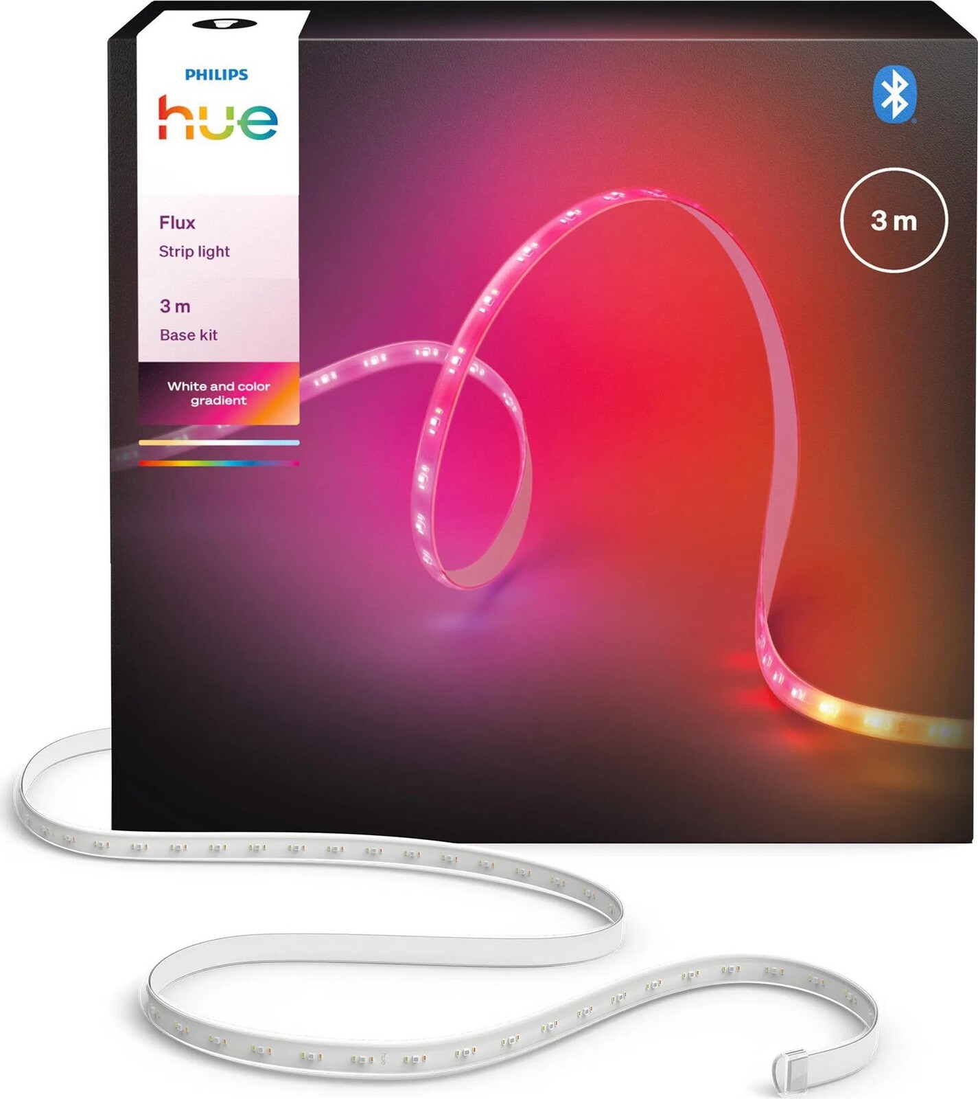 Philips Hue Flux strip light 3 m + Hue Flux Strip Light Extension 2 m