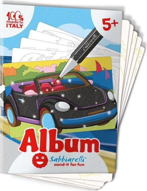 Sabbiarelli Album na pískování - Auta 5+