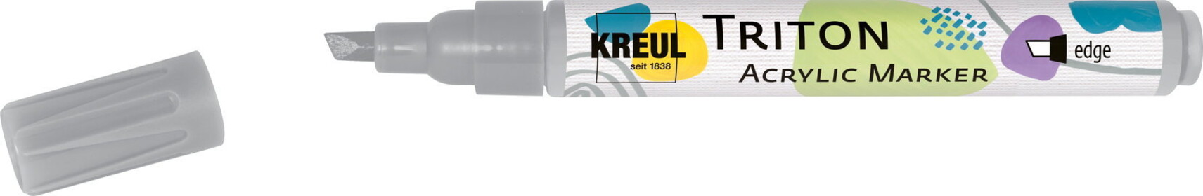 KREUL TRITON edge, 1 – 4 mm, neutrálne sivý