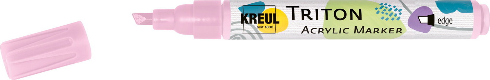 KREUL TRITON edge, 1 – 4 mm, jemne ružový