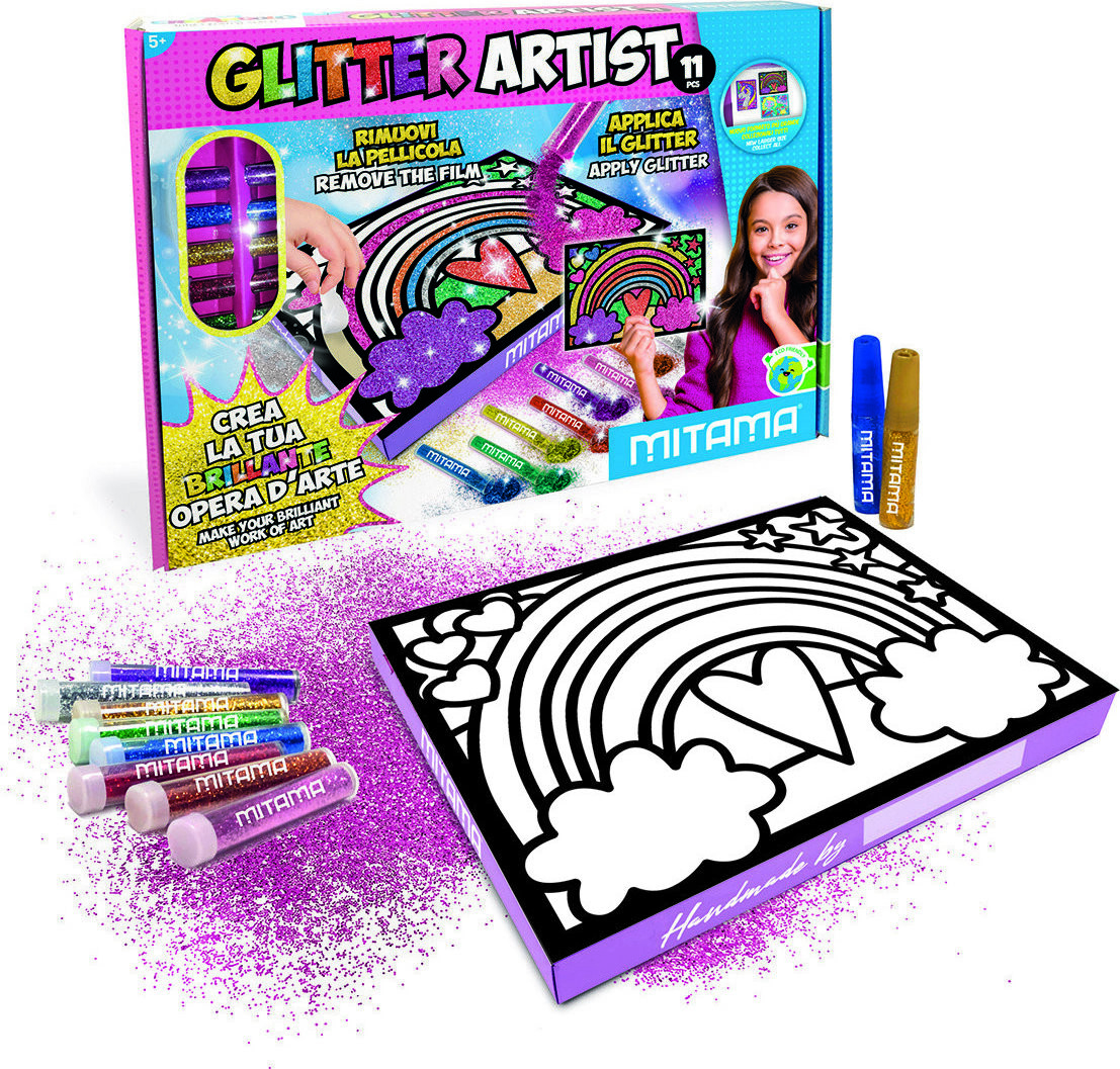 MITAMA Glitter Artist Rainbow, 11 ks