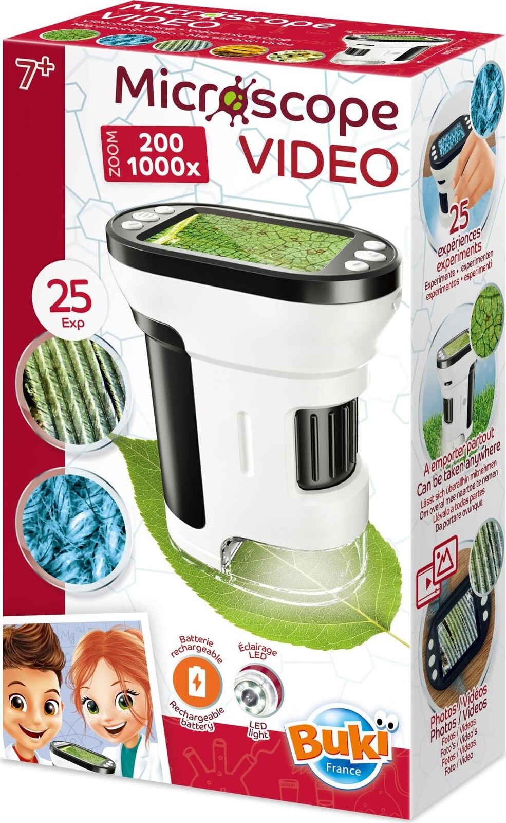 BUKI France Digitální video-mikroskop 1000× zoom