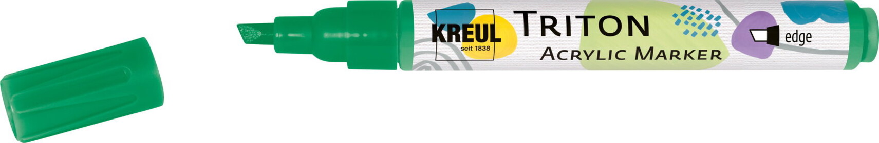KREUL TRITON edge, 1 – 4 mm, permanentný zelený