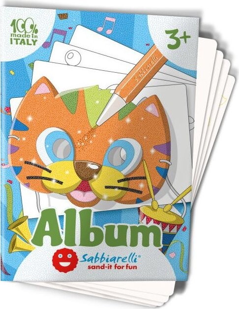 Sabbiarelli Album na pískování - Masky 3+