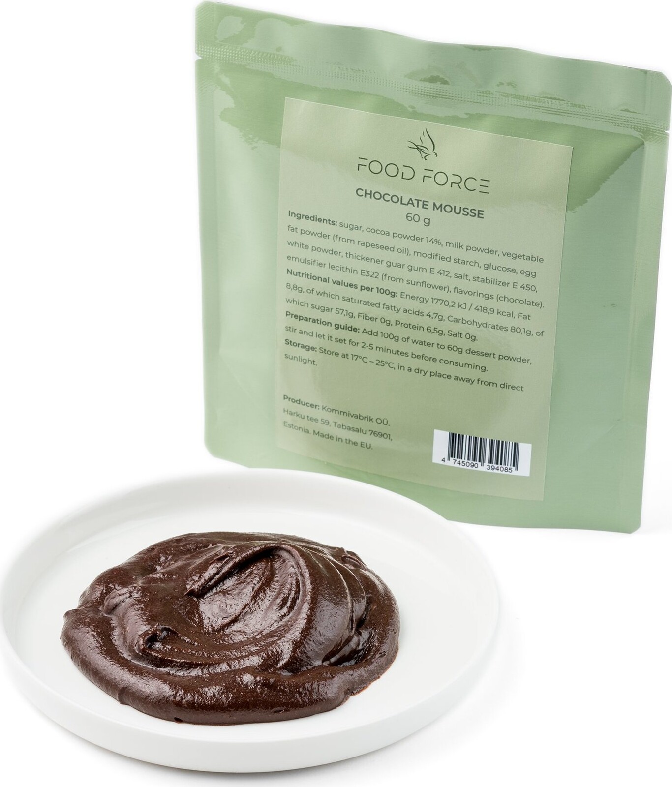 FOOD FORCE Čokoládová pena 60 g