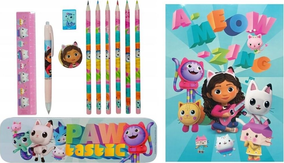 Netflix Gabby's dollhouse: Ameowzing – Sada školských potrieb