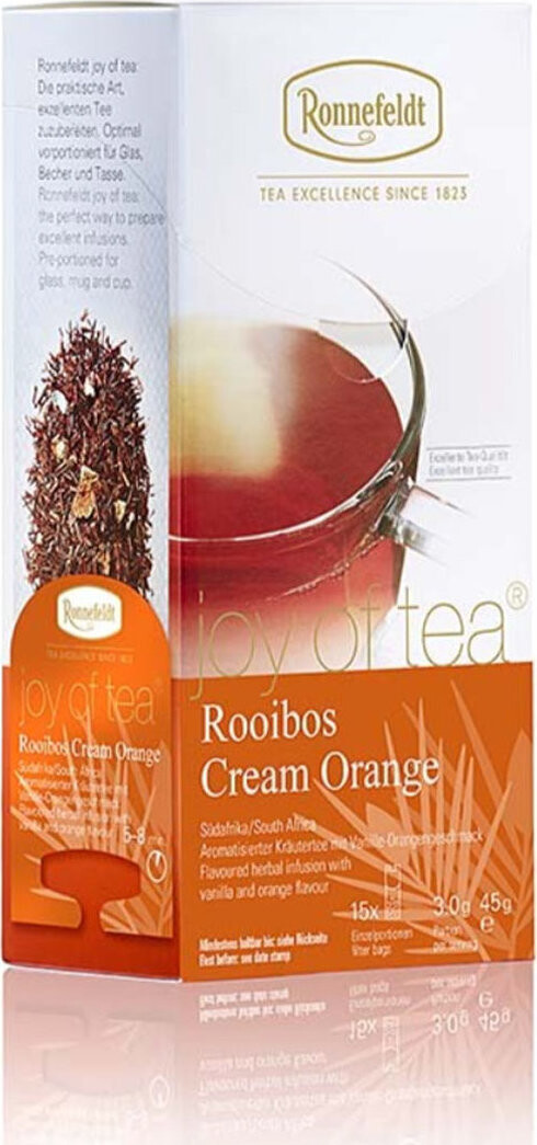 Ronnefeldt JOY OF TEA Rooibos Cream Orange 15 porcií