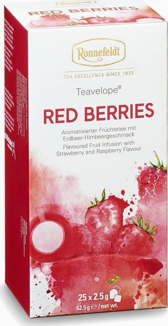 Ronnefeldt Teavelope Red Berries 25 porcií