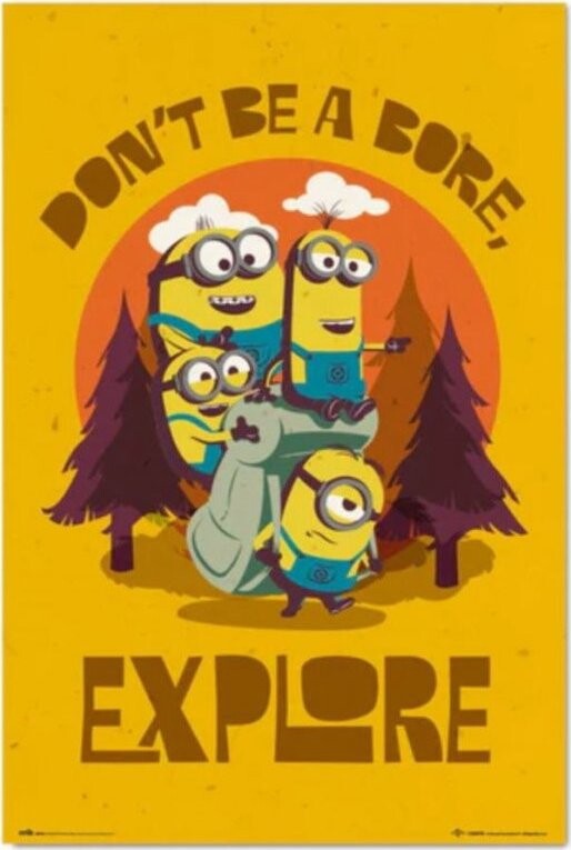 Minions: Don't be a bore and explore – Plagát