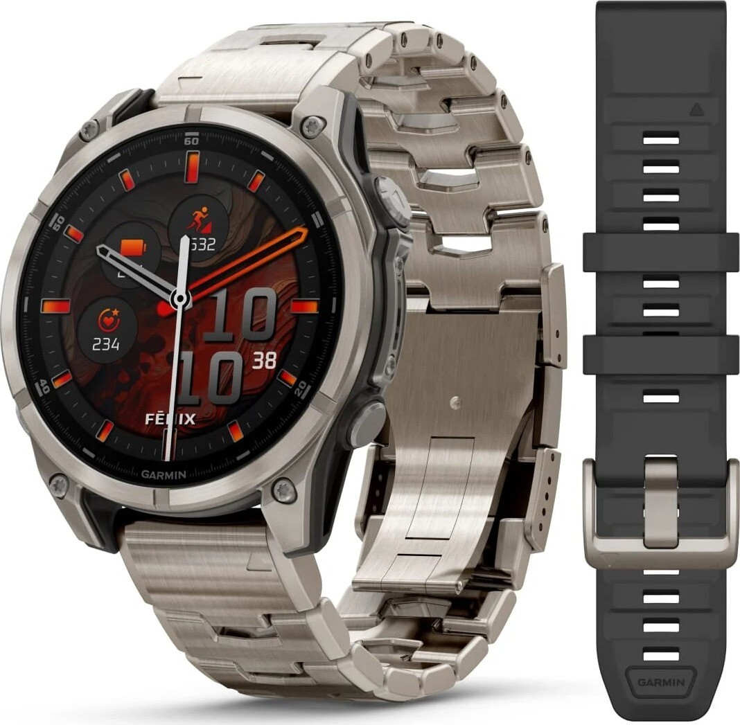 Garmin Fenix 8 47 mm AMOLED Sapphire Titanium/Titanium