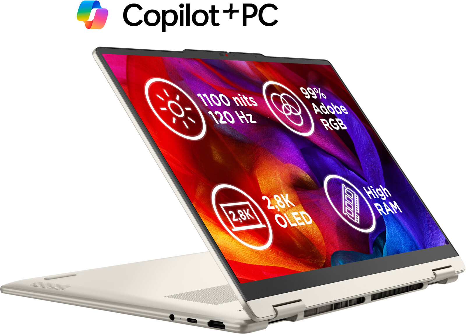 Lenovo Yoga 7 2-in-1 14IPH11 Seashell celokovový (bez adaptéra)