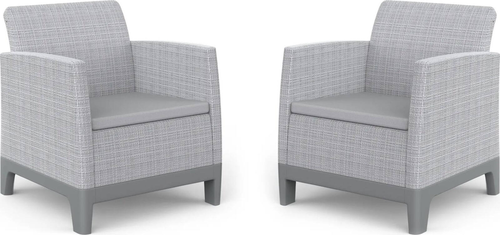 Keter SCANDI FORMA DUO SADA – ash grey/storm grey