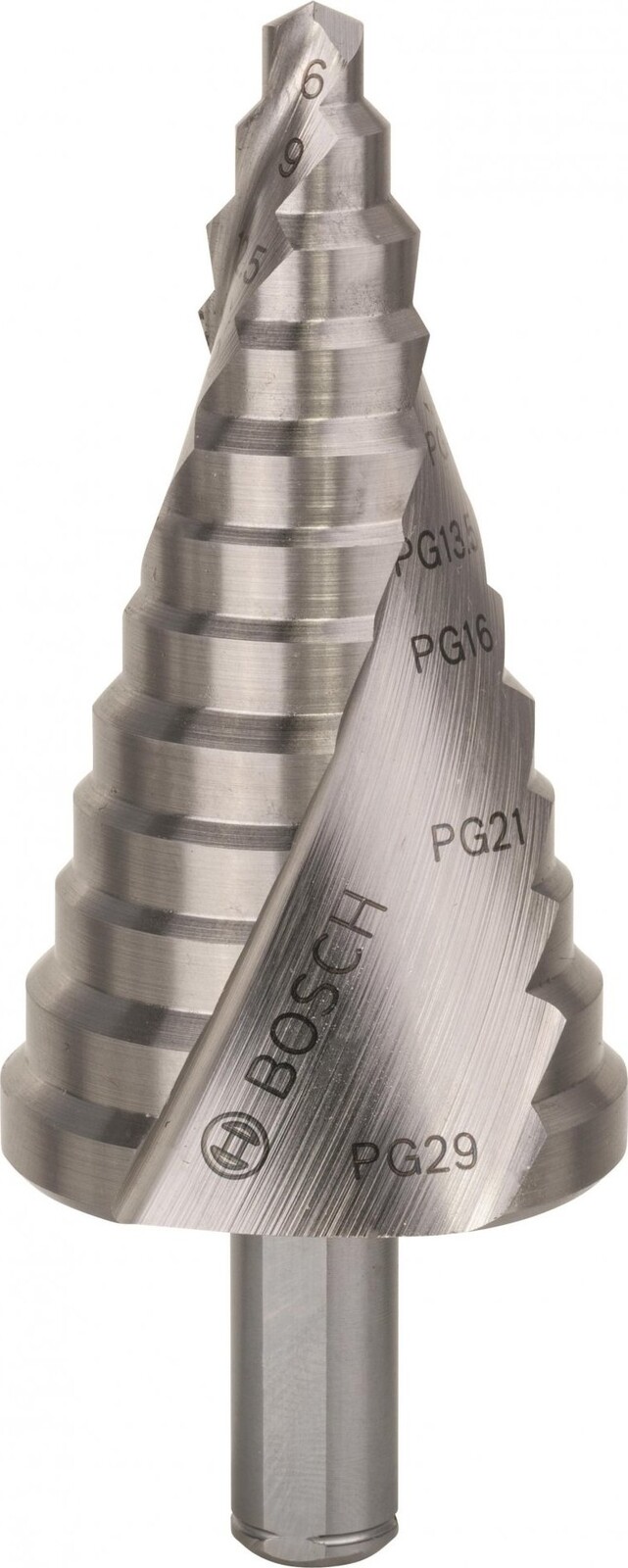 BOSCH Stupňovitý vrták HSS 6 – 37 mm, 10,0 mm, 93 mm 2.608.587.428