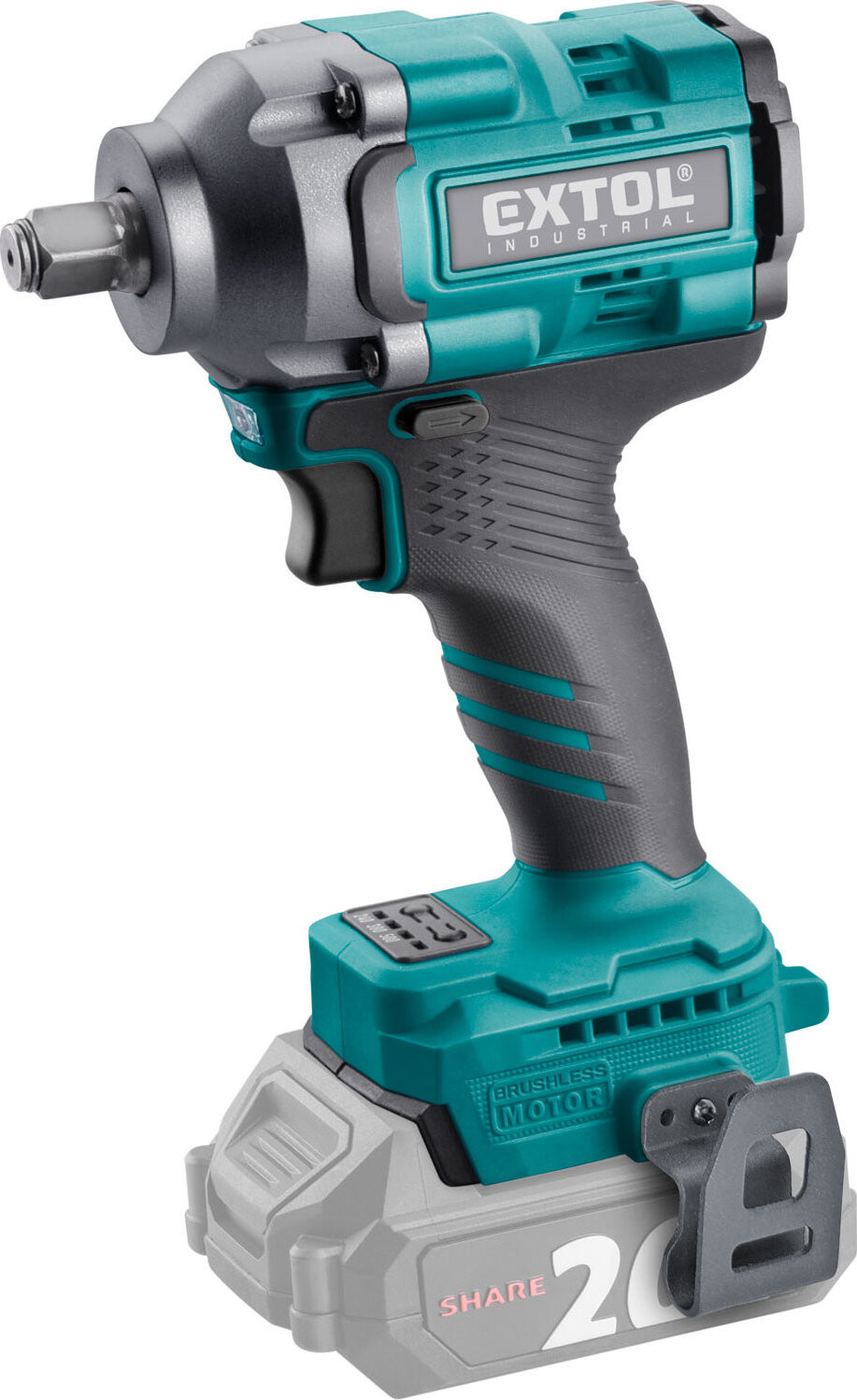 EXTOL INDUSTRIAL Rázový uťahovák 1/2