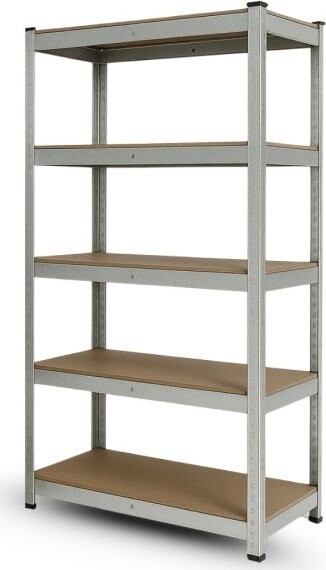 IQ garden Bezšroubový regál 180 × 80 × 40, pozinkovaný - 5 polic IQ models