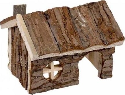 DUVO+ Domček drevený 15 × 11 × 12cm