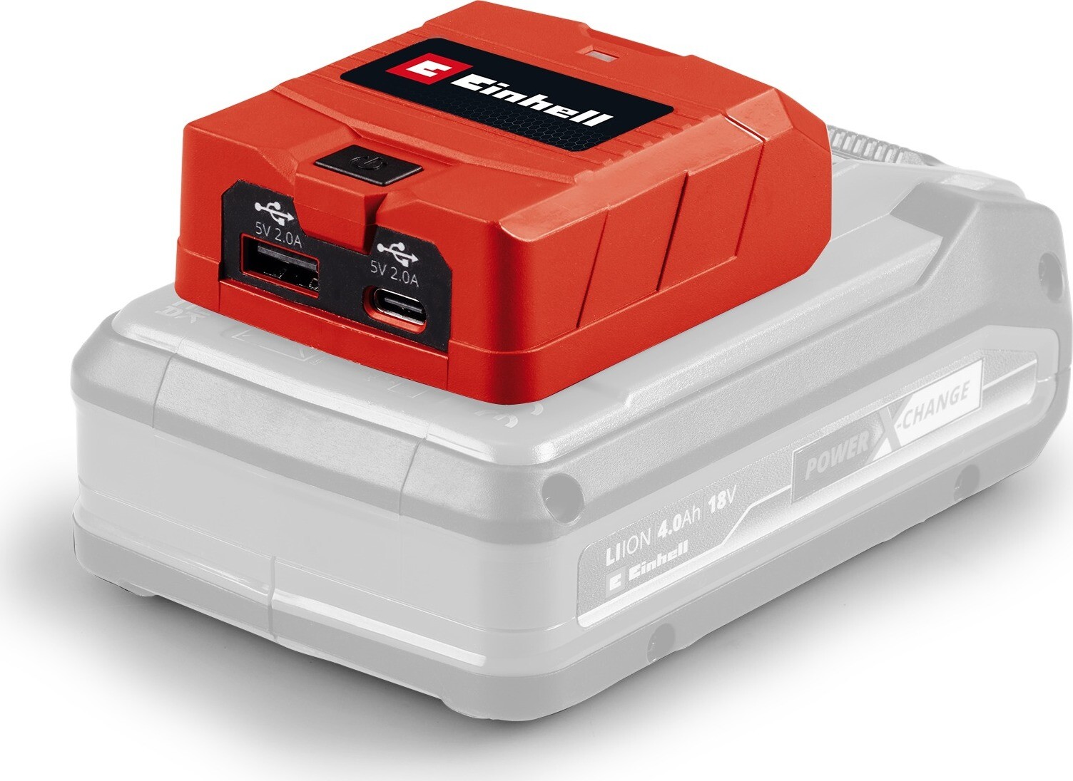 EINHELL USB adaptér TC-CP 18 Li USB A/C-Solo, 4514148 (bez AKU)