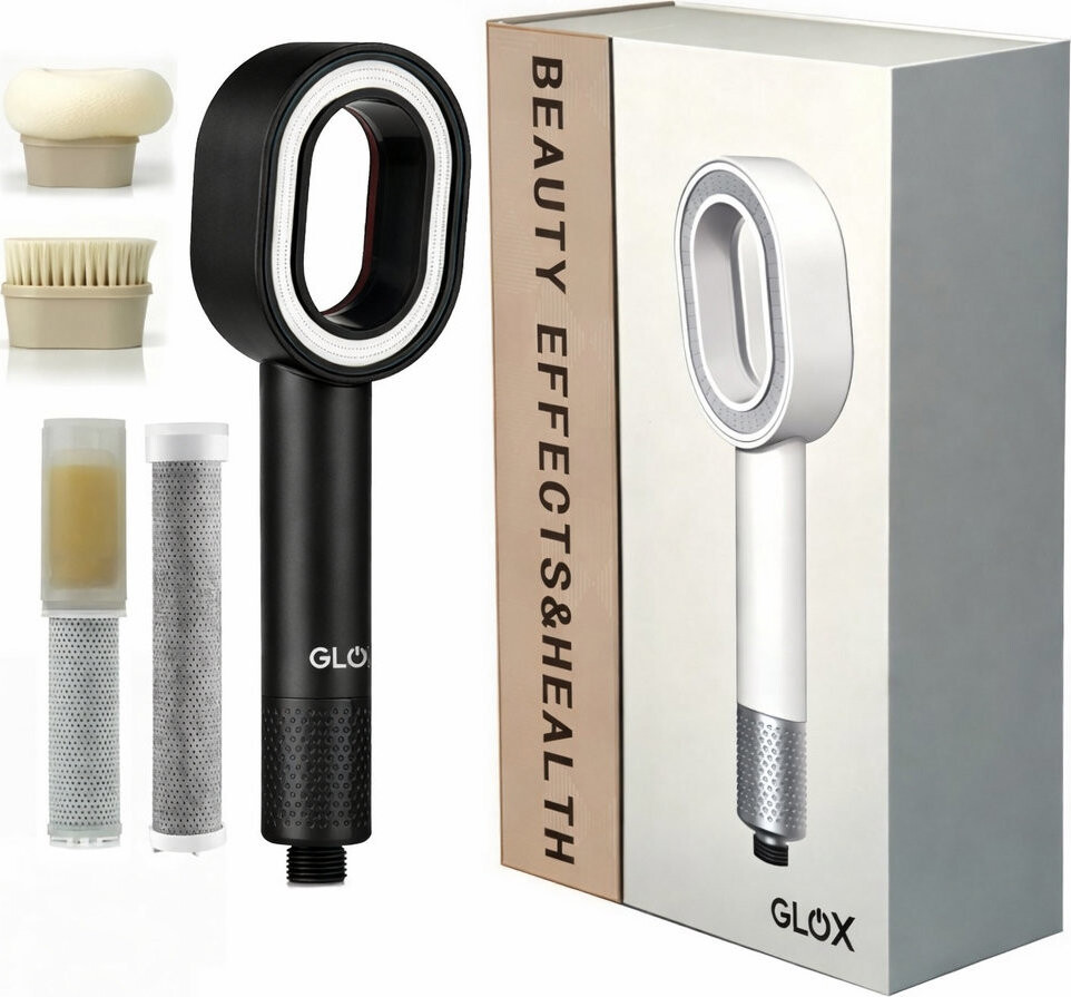 GLOX – Sprchová hlavica, čierna sada SH001B