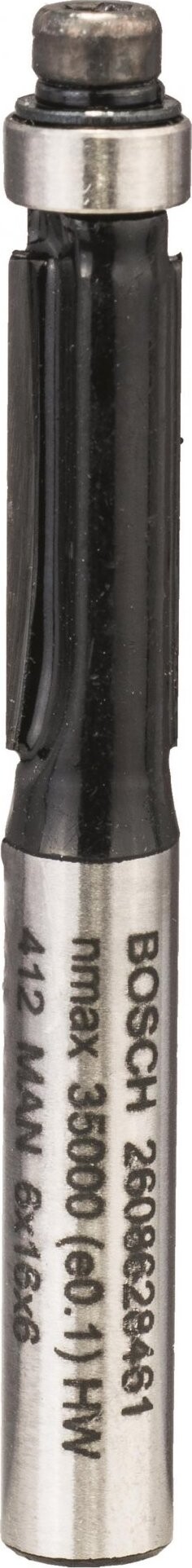 BOSCH Zarovnávacia fréza, 6 mm, D1 6,35 mm, L 16,1 mm, G 54 mm 2.608.628.461