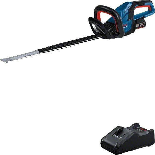 BOSCH Professional Akumulátorové nožnice na živé ploty GHE 18V-60, 0.600.8C9.001 (1× 4 Ah)