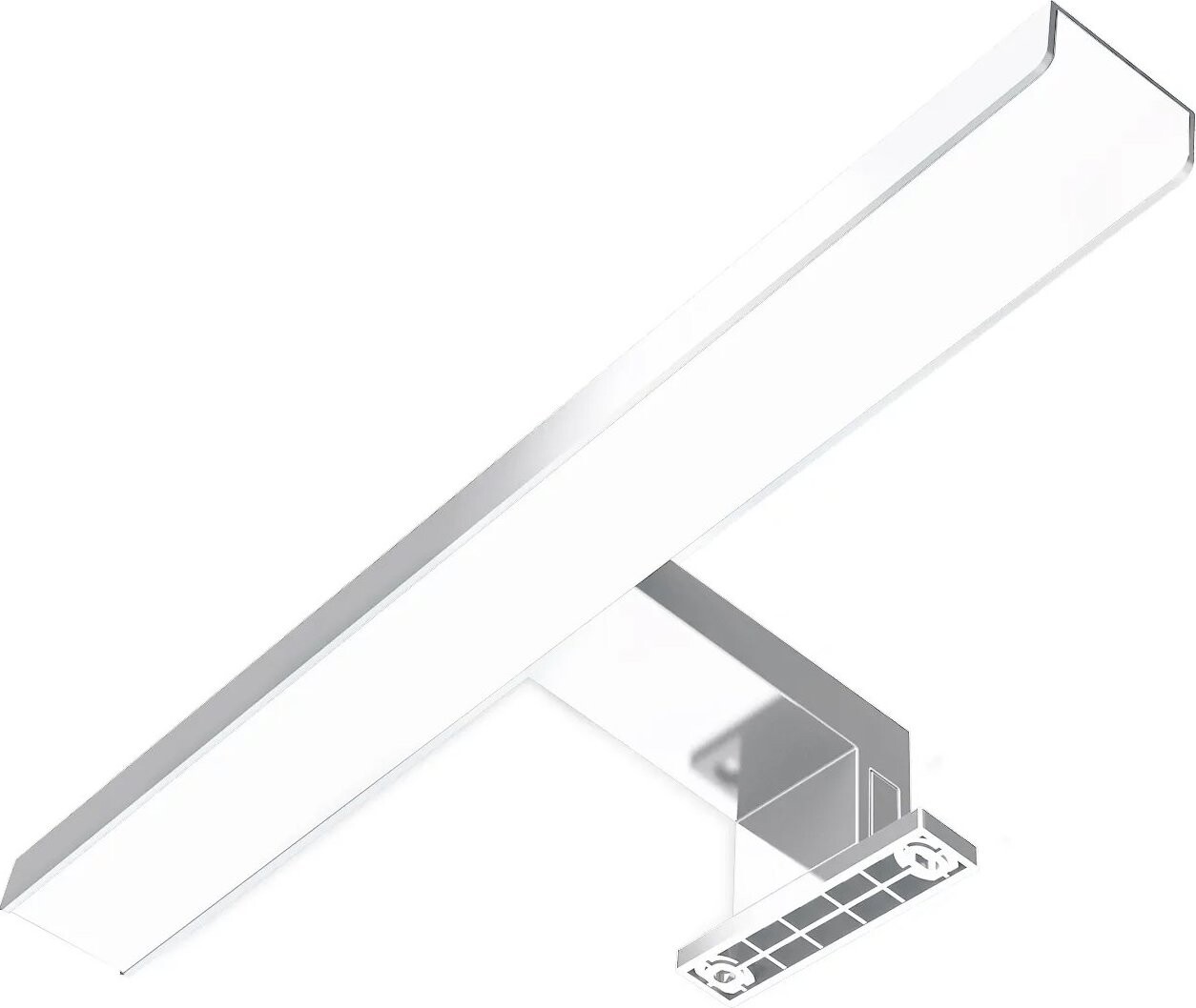 Solight kúpeľňové nad zrkadlo 3 v 1, 7 W, 455 lm, 4000 K, IP44, 40 cm, chróm