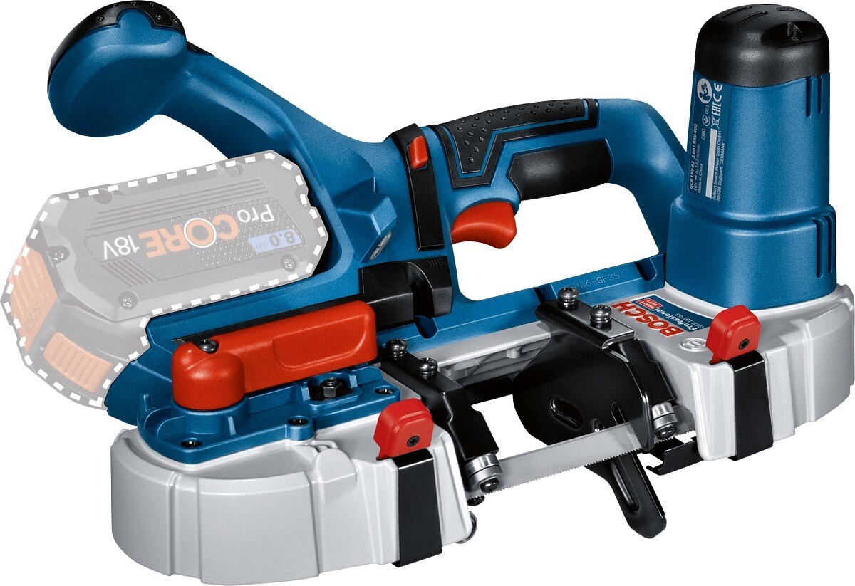 BOSCH Pásová píla GCB 18V-63 0.601.2A0.400 (bez AKU)