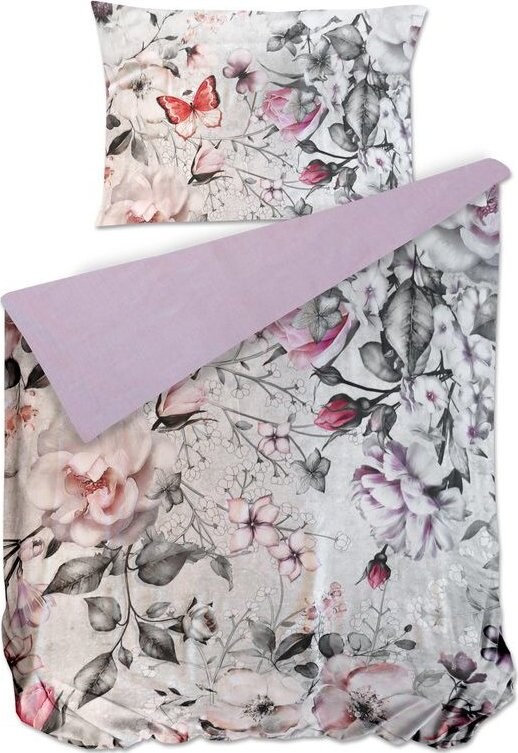Bierbaum Saténové povlečení Roses 140 × 220 / 70 × 90 cm