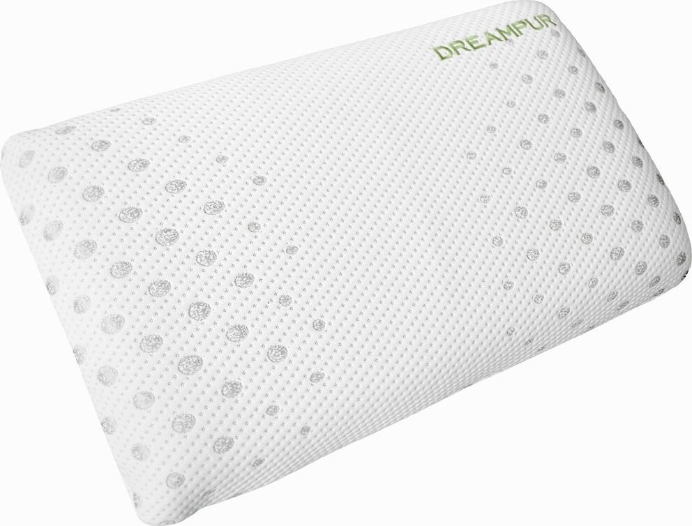 Dreampur Grey Dost Maxi anatomický polštář neprofilovaný 40 × 70 cm