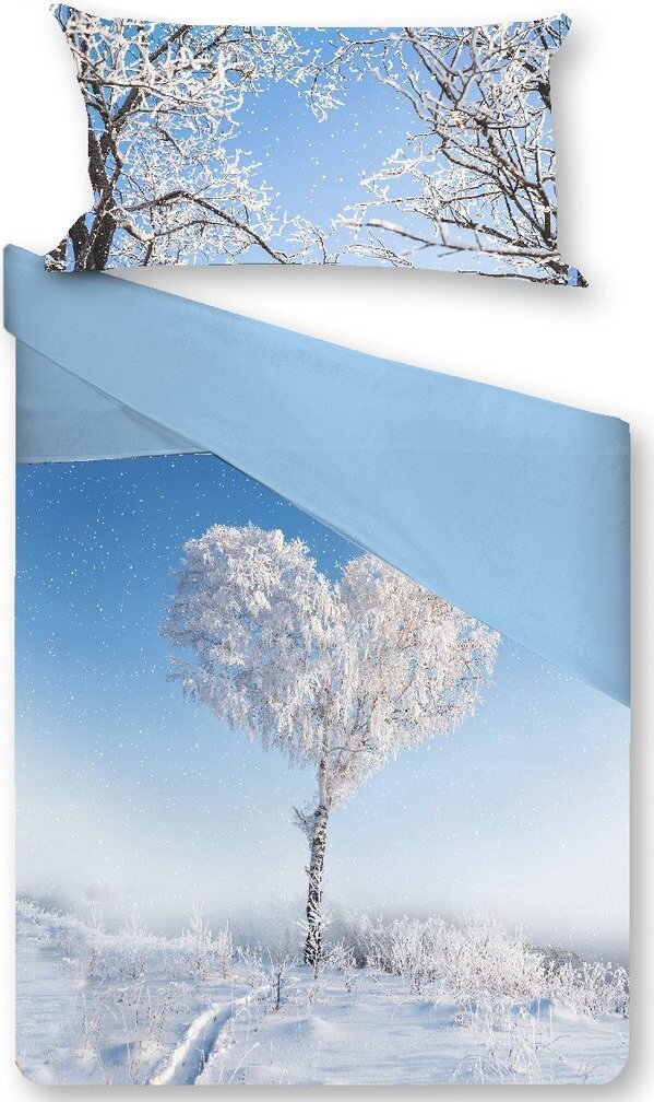 Gipetex 3D Bavlněné povlečení Love Tree 140 × 220 / 70 × 90 cm