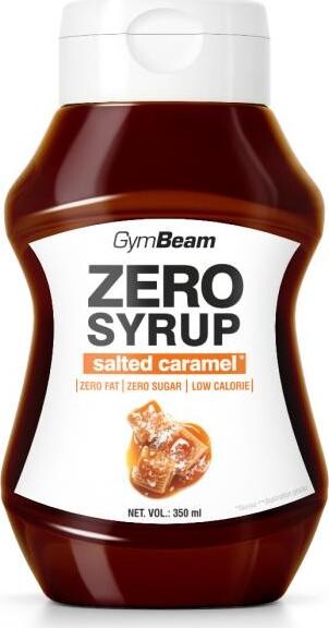 GymBeam Zero Sirup slaný karamel 350 ml